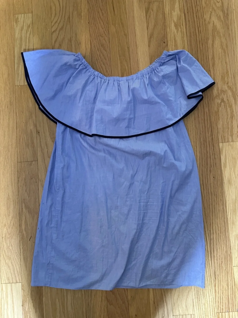 J. CREW OFF SHOULDER RUFFLE DRESS MEDIUM